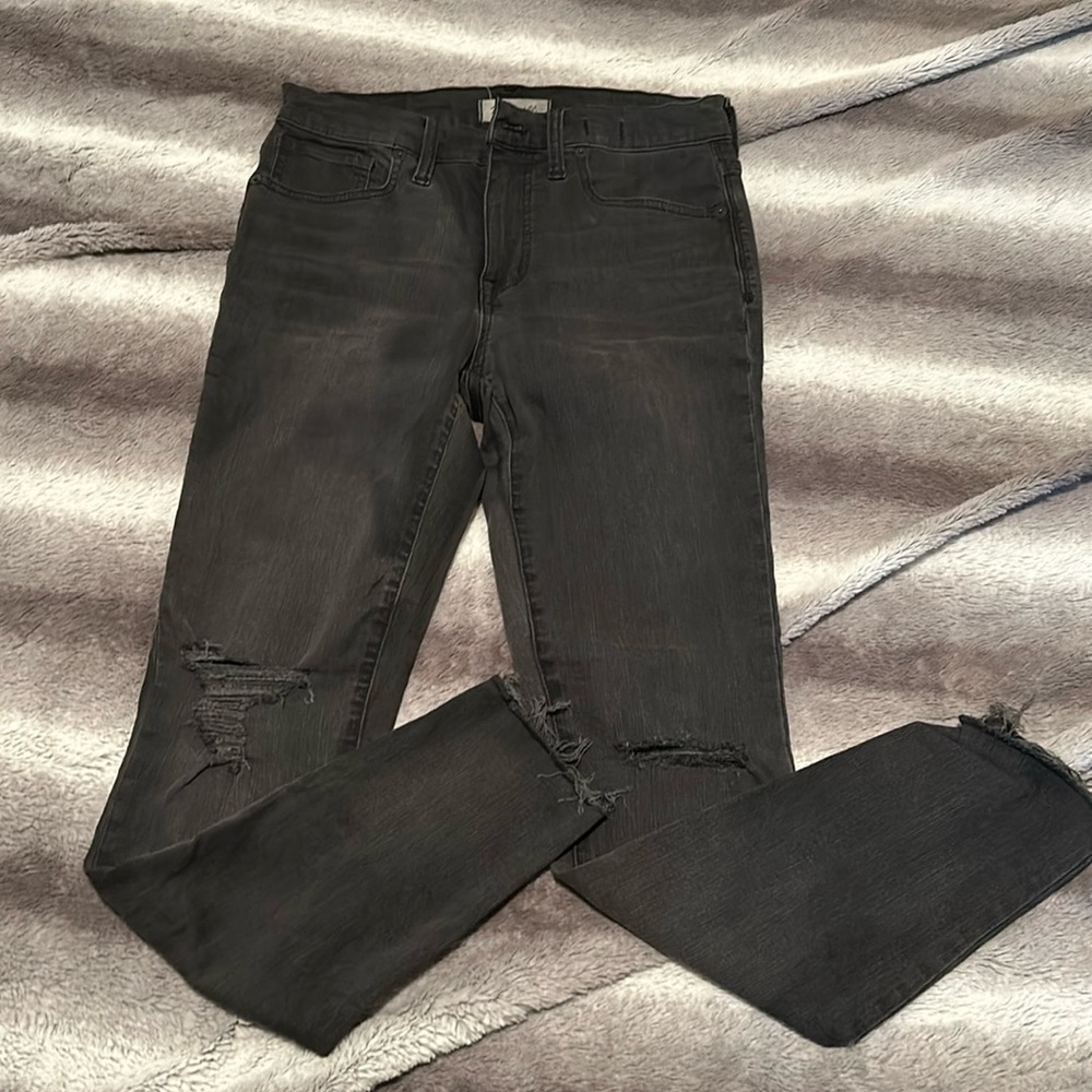 Madewell Black/Grey Jeans